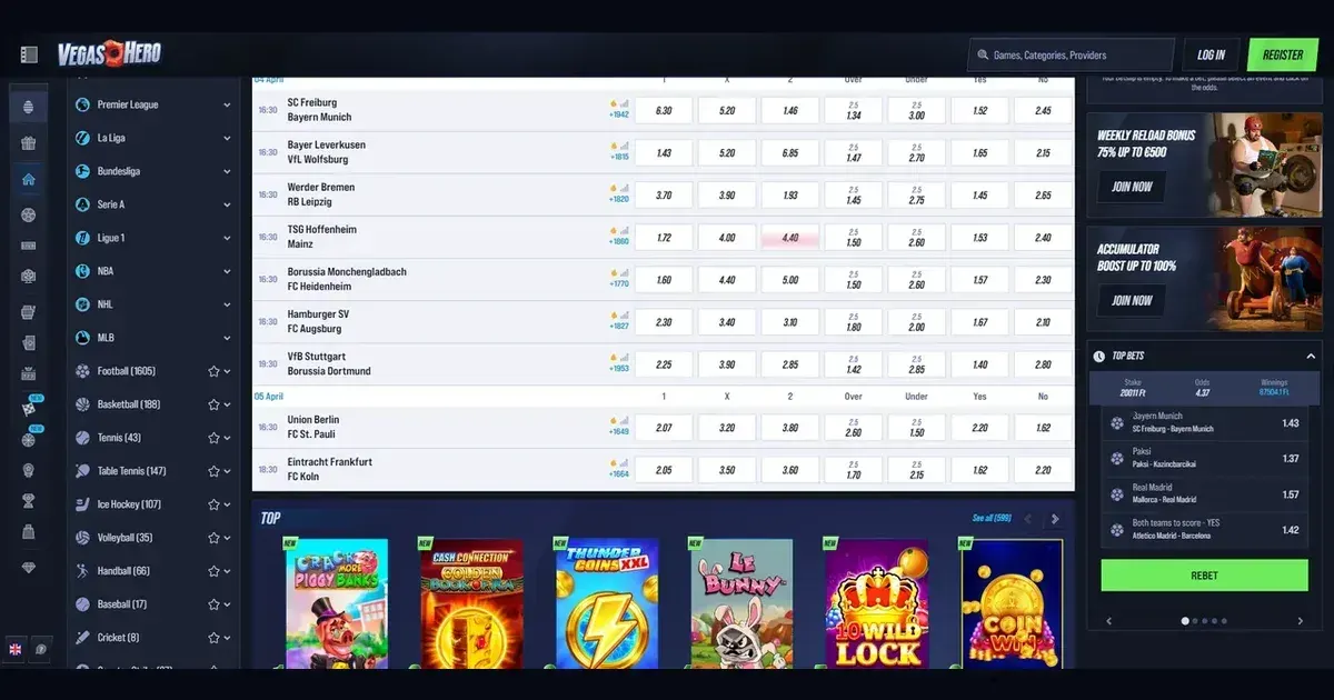 vegashero casino